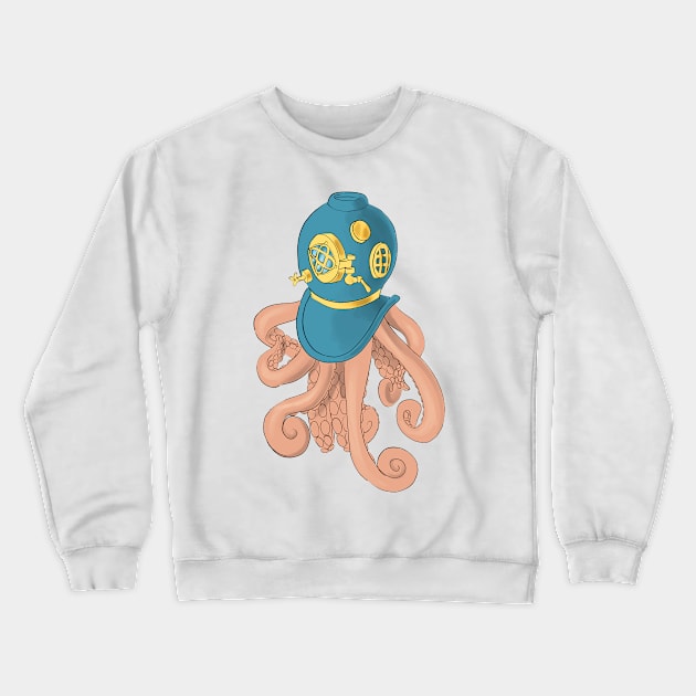 scuba Crewneck Sweatshirt by Thearchian